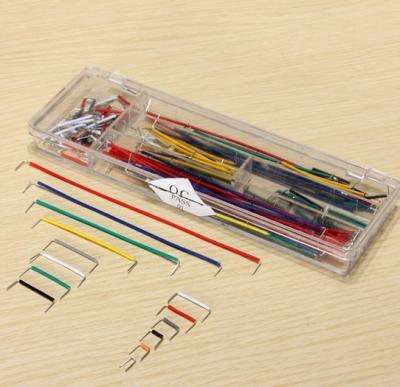 China 22 AWG Solid Dupont Jumper Wires , Solderless Breadboard Dedicated Line for sale
