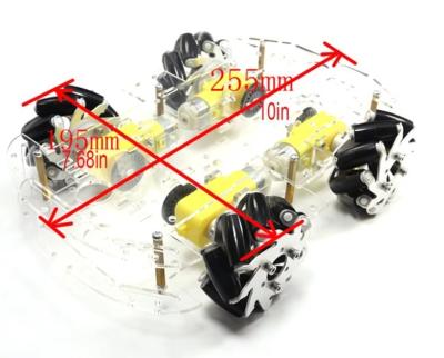 Chine Robot de roue de Mecanum en métal du diamètre 65MM pour la voiture intelligente à vendre