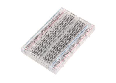 China Electronic 400 Point Breadboard Solderless Transparent for sale