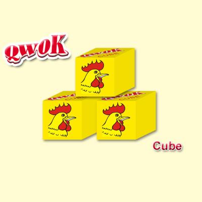 China Mix seasoning Qwok 4g*25*80 chicken flavour bouillon cube stock cube for sale
