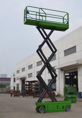 China Automotores eléctricos Scissor capacidad de cargamento aérea de la plataforma de funcionamiento de la tabla de elevación 230kg en venta