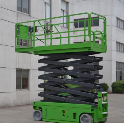 China 320kg Self Propelled Scissor Lift With Extension Working Platform for sale