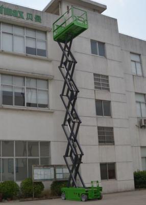 China Lift capacity 320kg Self Propelled Scissor lift platform for max 12m working height for sale