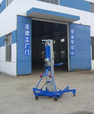 China Portable Material Lift with manual winch for sale