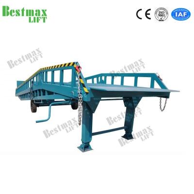 China Long Life Hydraulic Portable Loading Dock Ramps For 8 Tons Laoding Capacity for sale