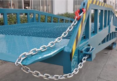China Reinforced 2400mm Length Adjustable Portable Loading Dock Ramps for sale