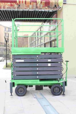 China Lifting Height 16m Hydraulic Mobile Scissor Lift with 300Kg Loading Weight for sale