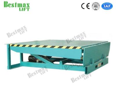 China Stationary Type Loading Dock Ramp 10000Kg, Hydraulic Lifting Table Loading Bay for sale
