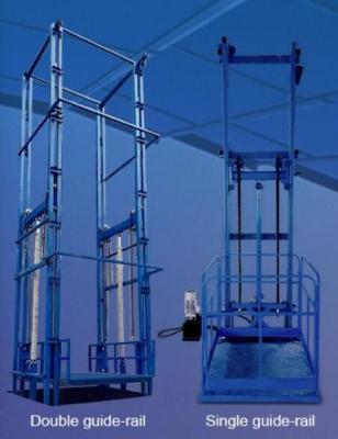 China Plataforma de levantamento do elevador hidráulico resistente da carga do trilho de guia da tabela de elevador da carga à venda