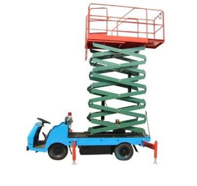 China 6M 450kg  Portable Pneumatic Truck Mounted Scissor Lift for sale