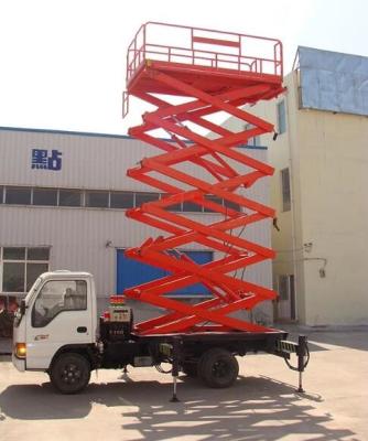 China Industrial Adjustable 6M Truck Mounted Lift 500KG for Hotel Exhibition Hall for sale