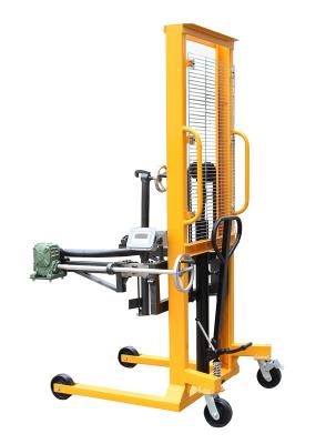 China Gripper Type Rotating Forklift Drum Dumper Lift 1.6m Lifting Height for sale