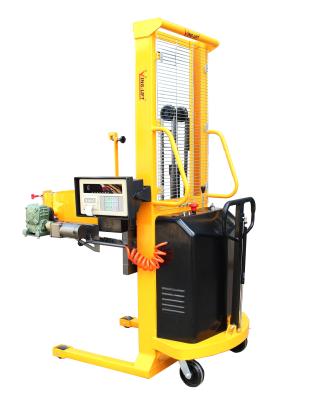 China 500Kg Load Multi-function Electronic Balance Electric Forklift Drum Lifter for sale