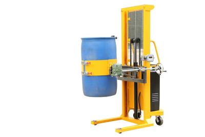 China Multi-functional Forklift Drum Lifter , Manual Rotating Oil Drum Lifter for sale