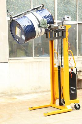 China 450Kg Load And 1.6m Lifting Height Gripper Type Electric Drum Lift with Electronic Balance for sale