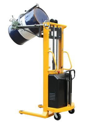 China 1.6m Lifting Height Gripper Type Electric Drum Lift ( Manual Rotating ) with 500Kg Load for sale