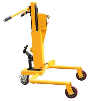 China 350Kg Load 300mm Lifting Height Pedaled Hydraulic Drum Stacker Lift Scale Type​ A for sale
