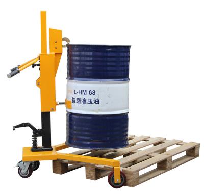China Loading 450Kg Pedaled Hydraulic Forklift Drum Lifter, Drum Lifting Trolley for sale