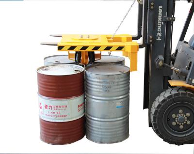 China Forklift Clamp Attachment Lifting 500Kg*4 Drums Once for Port Warehouse for sale
