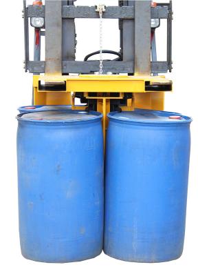 China Larger Size Eagle-gripper Drum Clamp Attachment 4 Drums Once for Transporting Stacking for sale