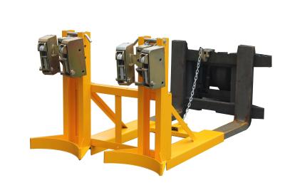 China 720Kg automatic electrical Stable Forklift Drum Lifter with Two Drums for sale
