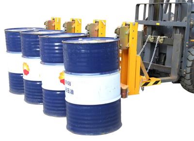 China Loading 2000Kg forklift attachments drum handling , drum lifting equipment for sale