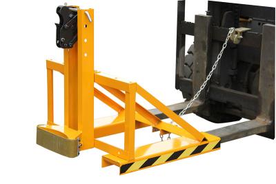 China Horizontal Forklift Drum Lifter with Double Protection , 500Kg drum lifting equipment for sale