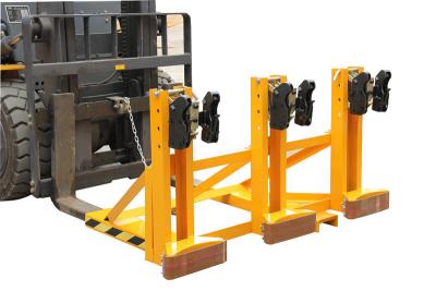 China 2000Kg Four Drums Load Drum Clamp Attachment For Forklift for sale