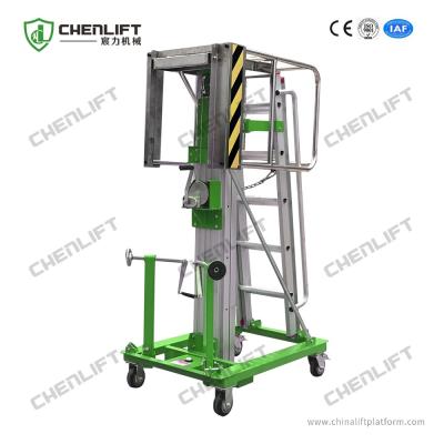 China SP46 4.6m Platform Height 125kg Load Capacity Manual Elevating Lift for sale