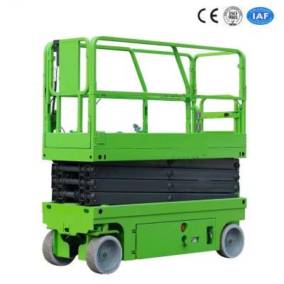 China 8 Meters Platform Height Self Propelled Scissor Lift With Lifting Capacity 230Kg Man Lifts for sale