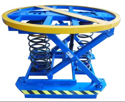 China Blue Palletpal Detachable Springs Cargo Lift Table Lever Loader for sale