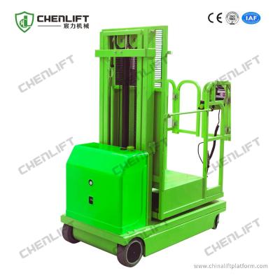 China 2.7 - 4.5m Self Propelled Electric Order Picker Machine Use In Warehouse for sale