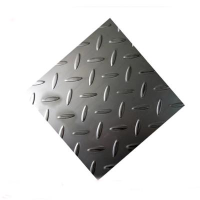 China AISI Diamond Stainless Steel Chequered Plate Embossing RoHS for sale