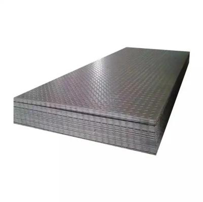 China ASTM-Edelstahl-karierte Platte maserte Diamond Checkered Plate zu verkaufen
