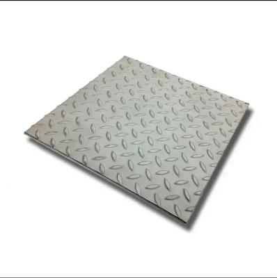 China 304 316 Stainless Steel Chequered Plate Cold Rolled Embossed Steel Plate for sale