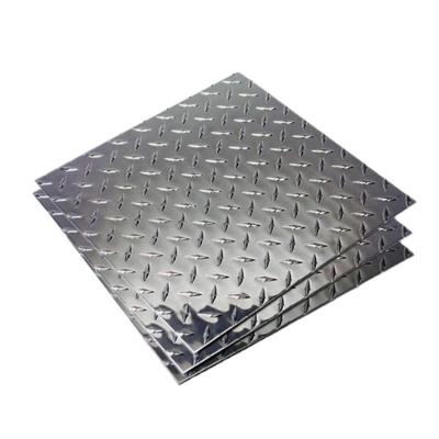 China MS Mild Steel Stainless Steel Chequered Plate Embossed SS400 for sale
