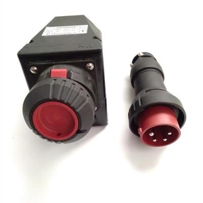 China Industrial Explosion Proof Flame Proof Socket 16A 32A 3 Pin 4 Pin Single Phase for sale