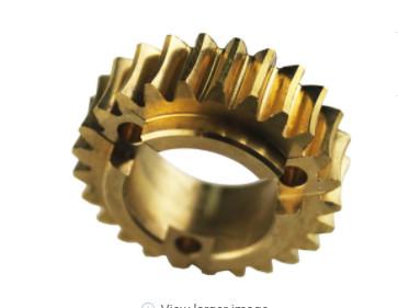 China 0.05mm OEM Precision Mould Parts Brass Double Spur Gear for sale