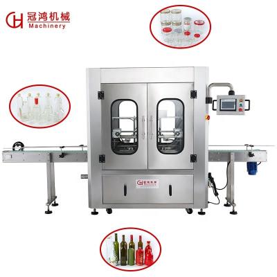 China Flip Type Glass Bottle Washing Machine for Different Bottle Shapes 1700mm*650mm*1550mm for sale