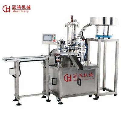 China 304 Stainless Steel Automatic Gel Liquid Tube Filling Capping Packing Machine OEM for sale