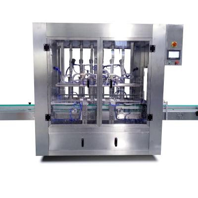 China Automatic 4-Head Filling Locking Capping Labeling Machine for Glass Bottle Wine/Liquor for sale