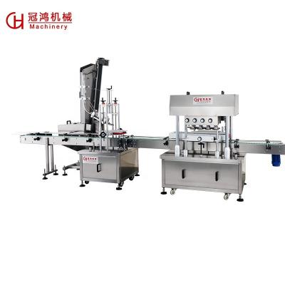 China PLC Controlled Straight Linear Capping Machine for Smooth and Precise Bottle Capping for sale