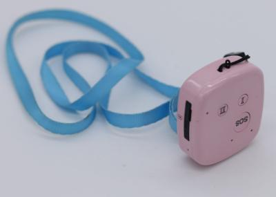China Dispositivo menor cor-de-rosa do perseguidor dos Gps do tempo real de Gprs do tamanho para o animal de estimação das crianças da pessoa à venda