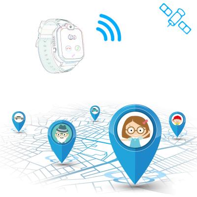 China perseguidor personal en tiempo real de los Gps 2G, capacidad de la batería del reloj 400Mah del perseguidor de GPS de los niños en venta