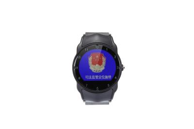 China Real Time 5VDC 750mAh Judicial Wristband GPS Tracking Watch for sale