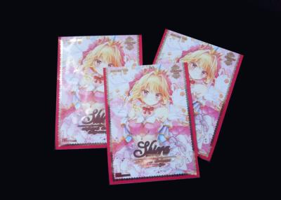 China Custom Yu-Gi-Oh TCG Game Card Sleeves With Red Color Lovely Girl for sale