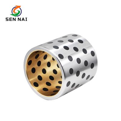 China Low Noise Oil Impregnated Bronze Bushings Self-Lubricating Bearing Bushing for Construction machinery for sale