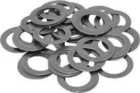 China Wear Resistant Round Steel Shims Precision Gasket 45x80x3mm for sale