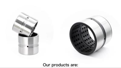 China Hydraulic Cylinder Bushing Wrapped Sleeve DU Bearing For Hydraulic à venda