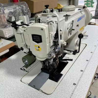 China Flatbed Direct Drive Industrial Sewing Machine Interlock Met Trimming Te koop